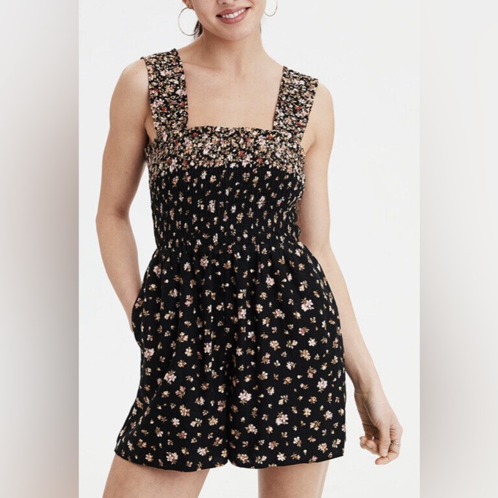 American Eagle Floral Romper
